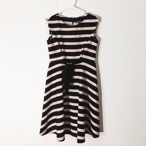 Pink & Black Striped Dress